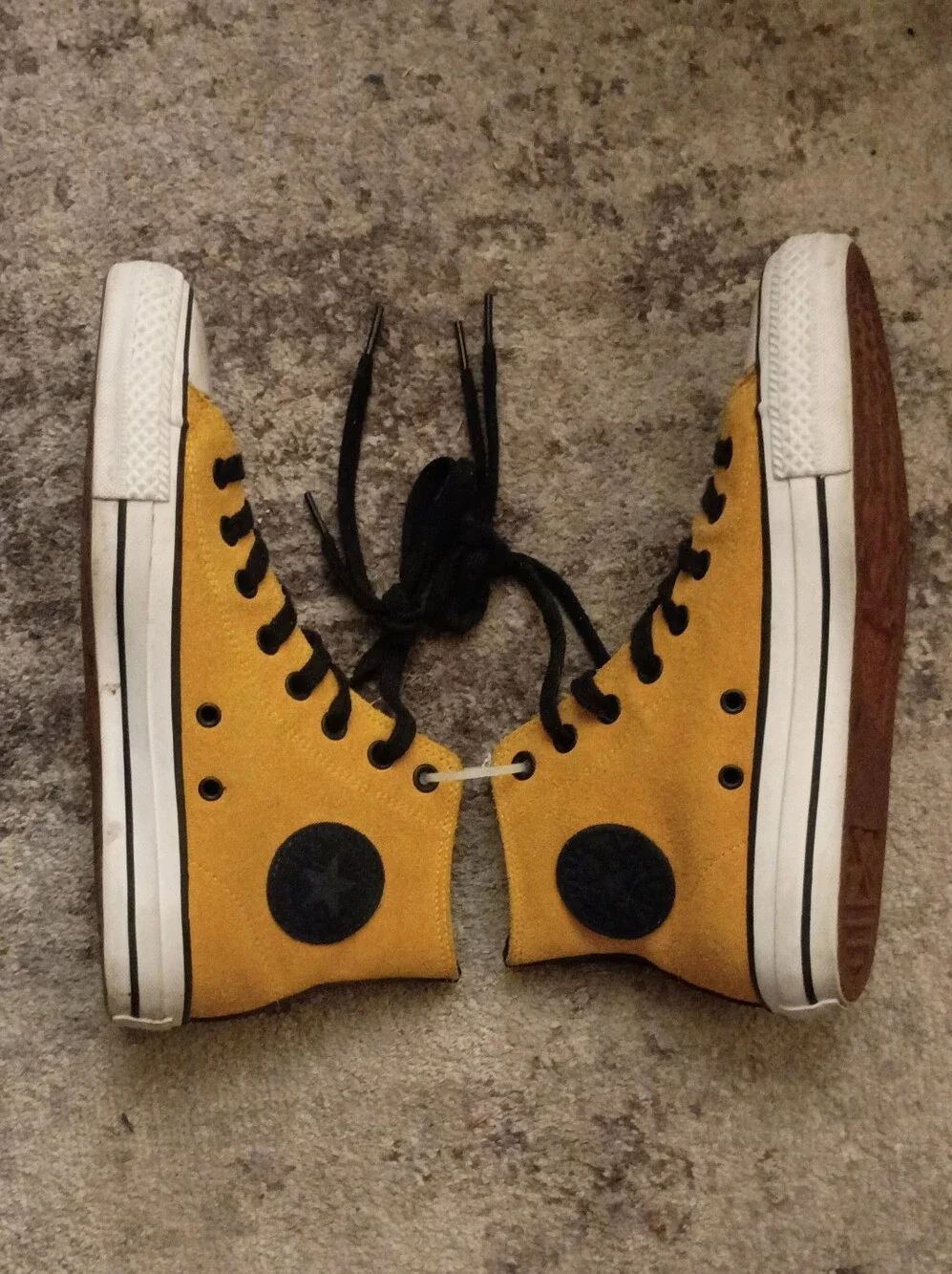 Suede Converse Chuck Taylor All Star Skateboarding High-Tops Sneakers - Picture 5 of 8
